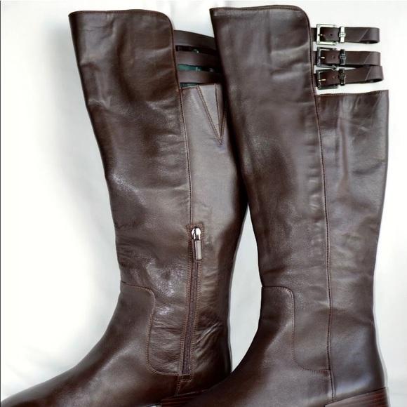 BCBGMaxAzria Shoes - NIB BCBG Croc-Riding Brown Boots 9.5 Origin $450.